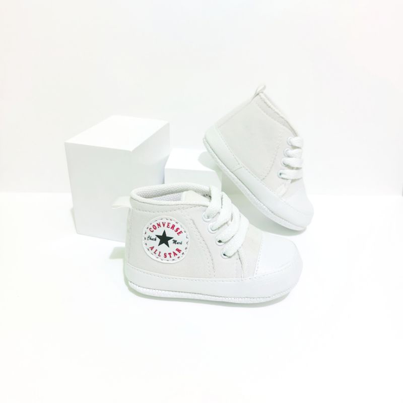 Fkids&amp;baby - sepatu bayi prewalker / baby shoes - CON WHITE