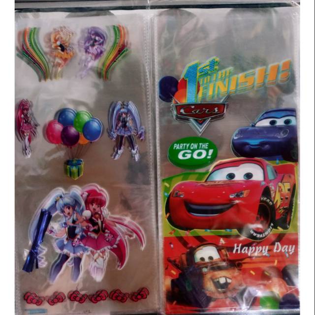 PLASTIK CIKI ULTAH - PLASTIK SNACK ANAK ULANG TAHUN ISI 20PCS
