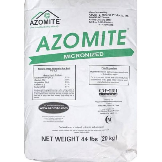 Azomite Mineral 20 Kg
