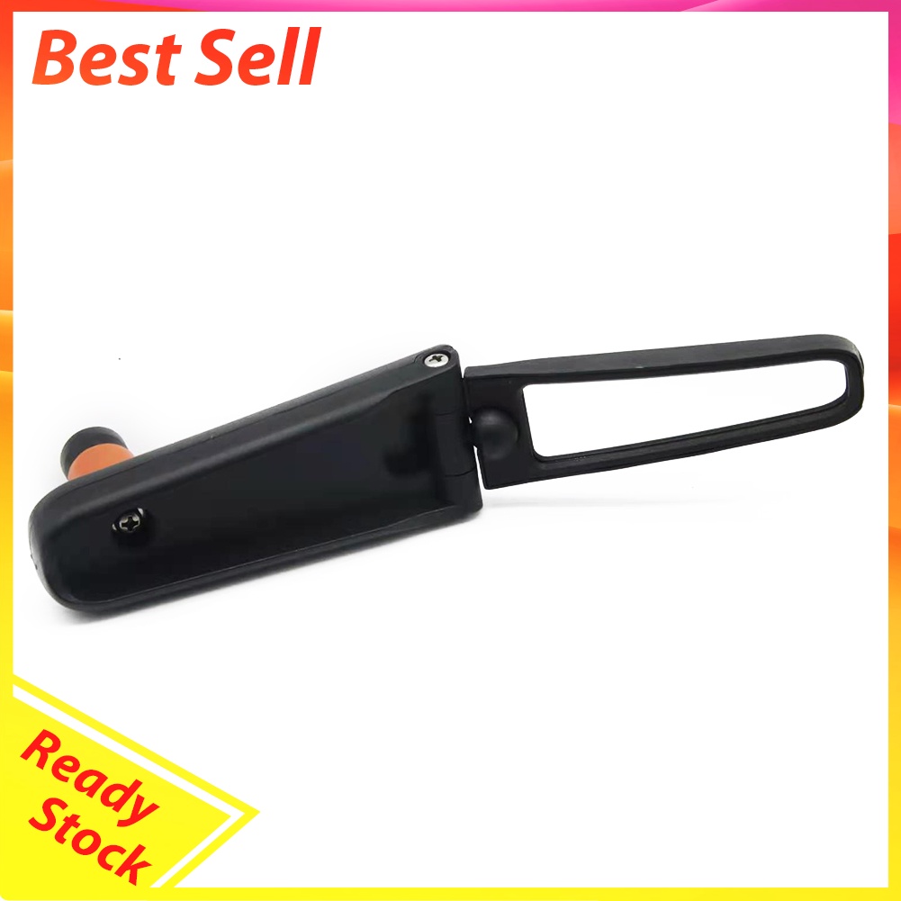 Bike Folding Grip Rearview Mirror Adjustable Fixed Gear Handlebar Reflector