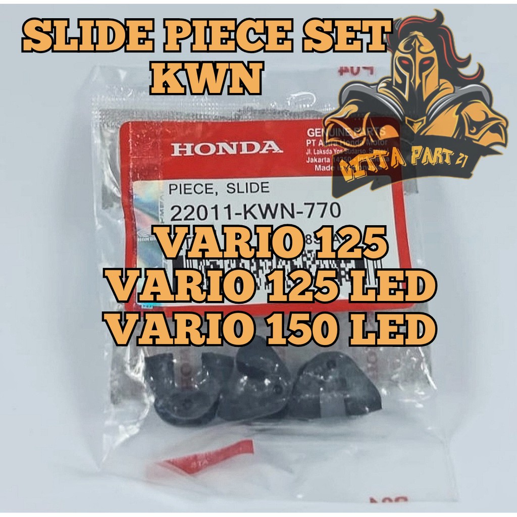 Slide piece VARIO 125 KWN PCX VARIO 125 150 LED karet slider piece set