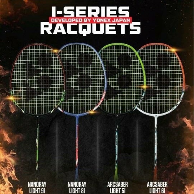 ORIGINAL Yonex Nanoray Light 8i or 9i Raket Badmitnon Bulutangkis
