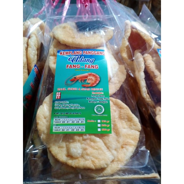 

kemplang bakar udang cap fang- fang/bangka/sumatera/Palembang/oleh-oleh