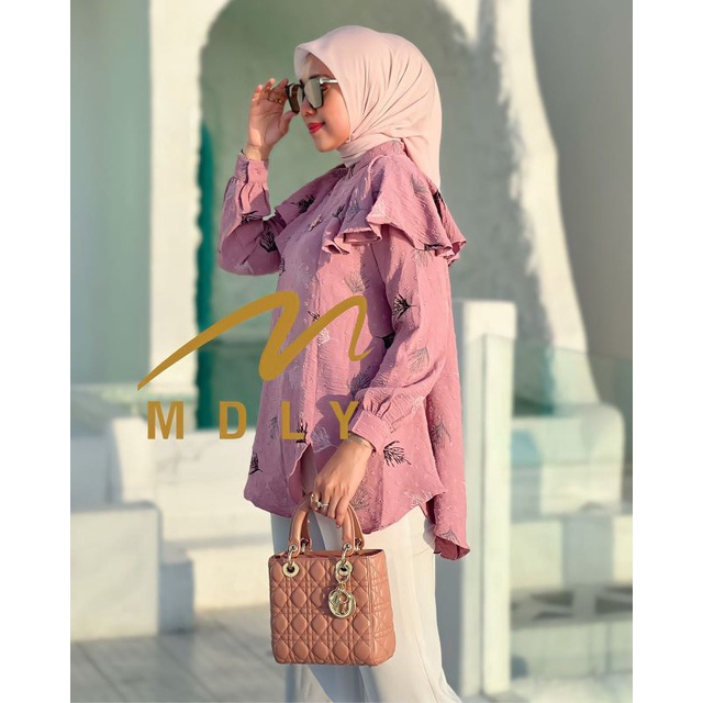 Atasan Kemeja Wanita Terbaru Livia  Blouse by Mdly