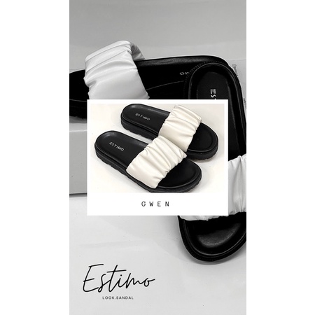 Sandal slip on wanita | GWEN by estimo.look | sandal wanita sandal cewek