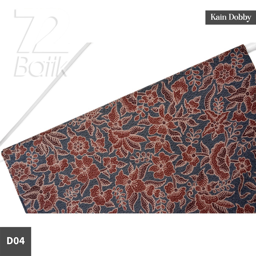 KAIN BATIK PREMIUM Dobby Motif Kembang Warna Merah Abang Bata Dolbi Dobi Doby Viscos 727973 Cap 72 Jarik Jarit Samping Kebat Panjang Batik Dobby Modern Premium Bahan Seragam Batik Pernikahan Kantor Keluarga Murah Kamen Jadi Batik Bali Lembaran