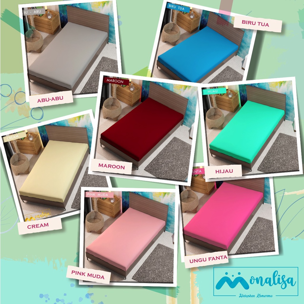 Monalisa Waterproof Sprei Uk 100/120 - Polos