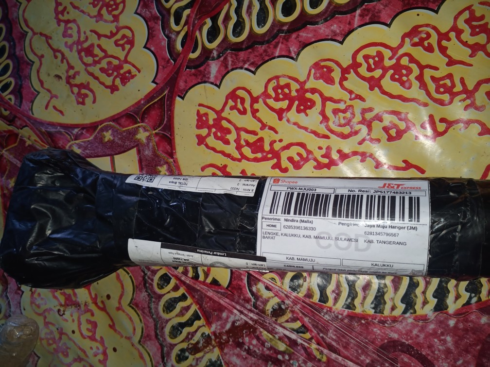 Hanger Suling Cantol Tekuk 12 Paku