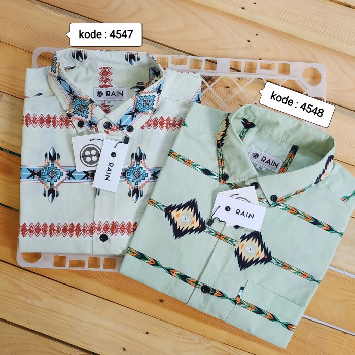 kemeja batik etnik pria kemeja pria casual