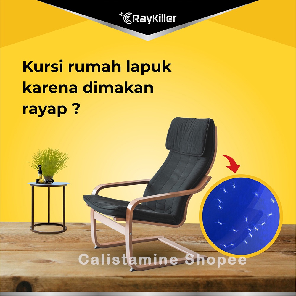 RayKiller Obat Pembasmi Rayap Spray Efektif Melindungi Furnitur Kayu Rumah