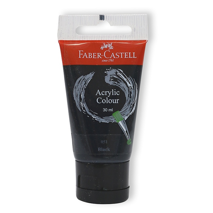 Faber-Castell Acrylic Colour 30 ml Black 183099