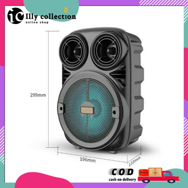 Speaker Bluetooth Aktif Portabel Grand Power SX-5038 Free Mix Karaoke 6,5inc