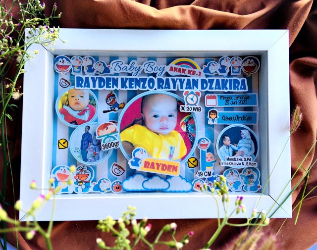 Tipe 450 Putih Silver - Pigura Mahar Ukir Putih Silver Uk. 30x40 & Uk. 35x35 - Frame Mahar