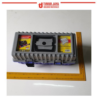 TOOLBOX PLASTIK KENMASTER 17 Inch TOOL BOX DOUBLE TRAY heavy duty Kenmaster Kotak Perkakas / Tempat Penyimpanan