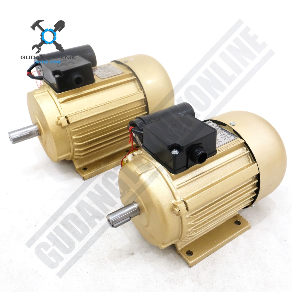 Dinamo Motor Penggerak 3Hp 2P 1Ph 2850Rpm WIPRO - Dinamo Elektro Motor LISTRIK WIPRO 3 Hp 4P 1 Phase 1450Rpm