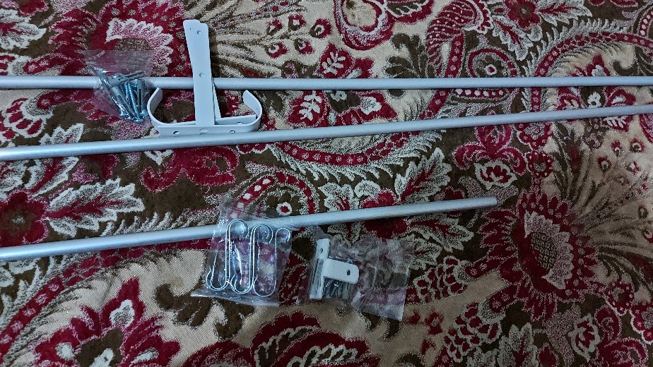 Gantungan Peralatan Dapur Aluminium / Kitchen Equipment Hanger / Jemuran Dinding / Jemuran Dapur