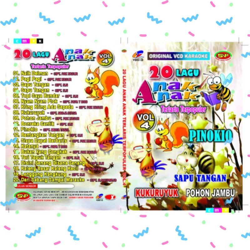 Kaset Vcd Original Lagu Anak : 20 Lagu Anak anak Terlaris & Terpopuler Pinokio