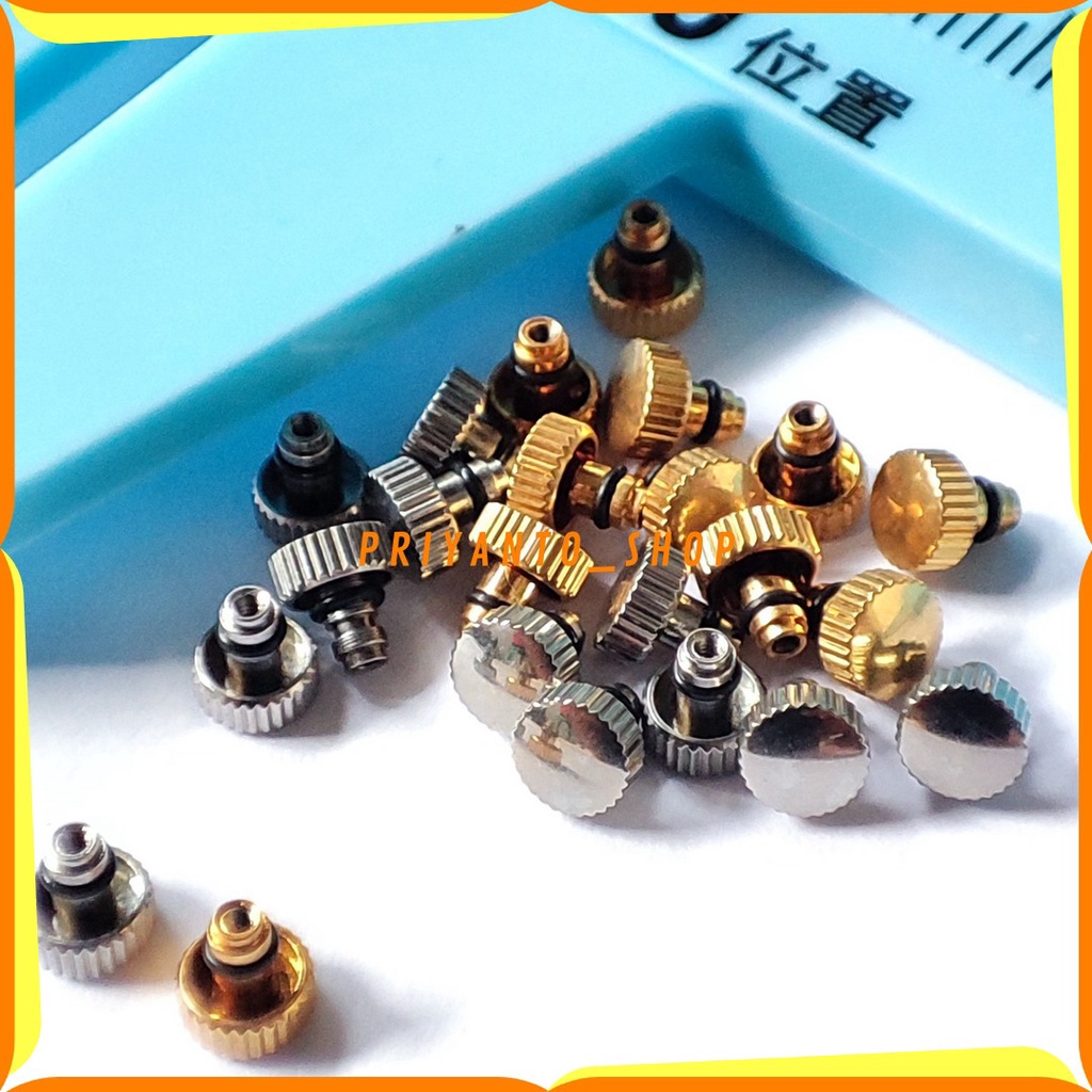 Knop kenop putaran jam tangan Seiko 6309 Knop 6309 Crown Seiko