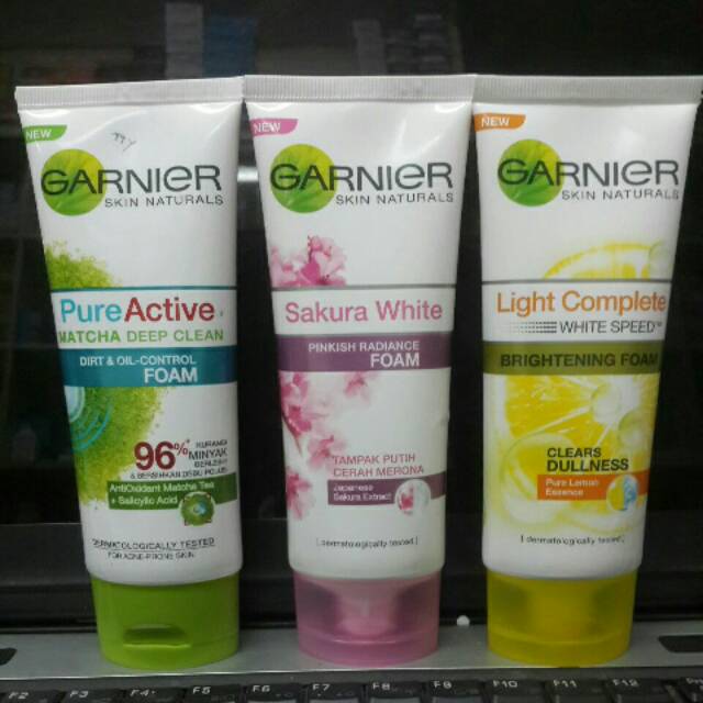 garnier foam wash