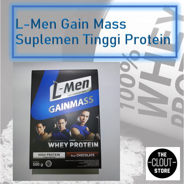 L Men Gain Mass 500gr Susu Whey Protein Lmen Gainmass Suplemen Fitness Susu Gainer Gym Shopee Indonesia