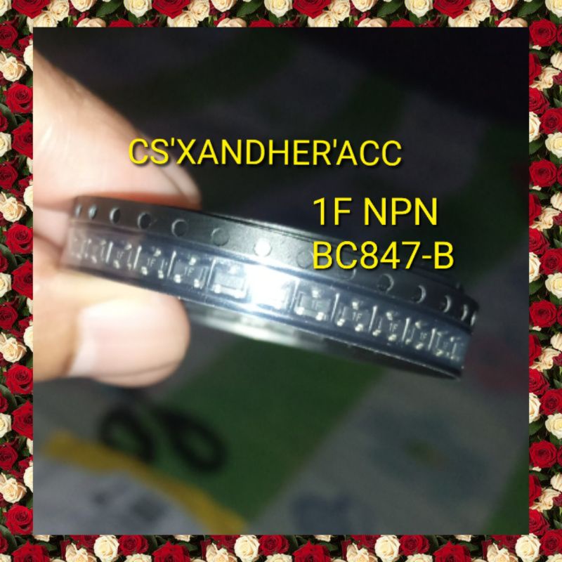 20Pcs Transistor Smd 1F & 3G |10Pcs Transistor 1F NPN <-&-> 10Pcs Transistor 3G PNP Berjenis BC847-B