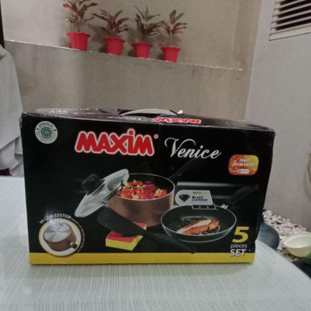 Maxim Venice Set - Panci Teflon 17 Cm Dan Fry Pan Teflon