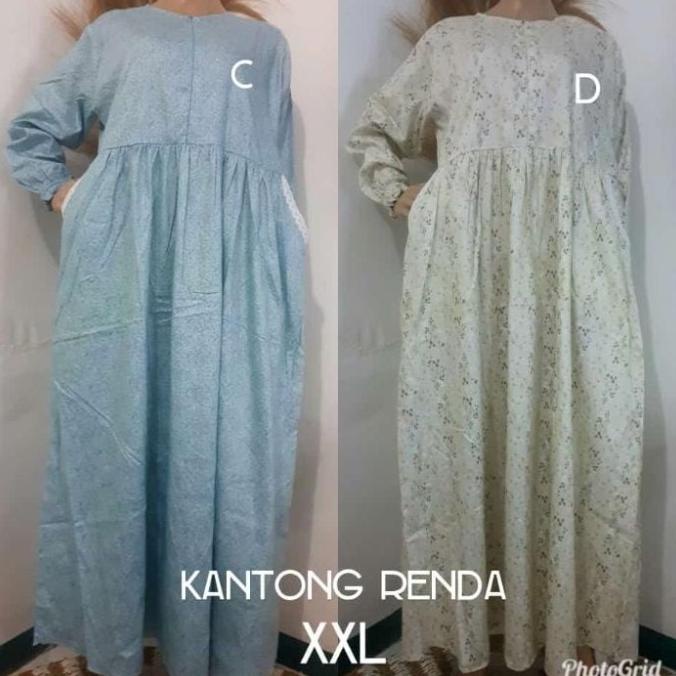 Gamis Katun Jepang Ori, Jumbo (Xxl)