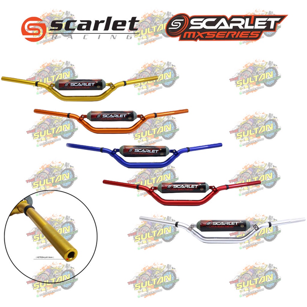 STANG FATBAR TWINWALL PREMIUM 888 TEBAL 6MM SCARLET RACING