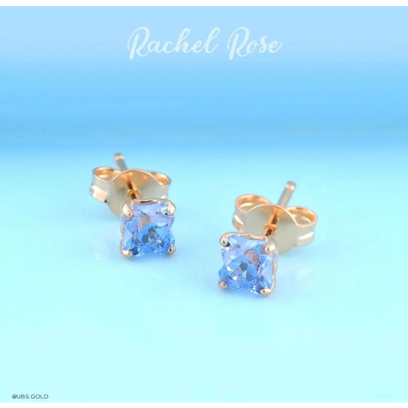 Anting emas asli rachel rose kadar 375%/8k