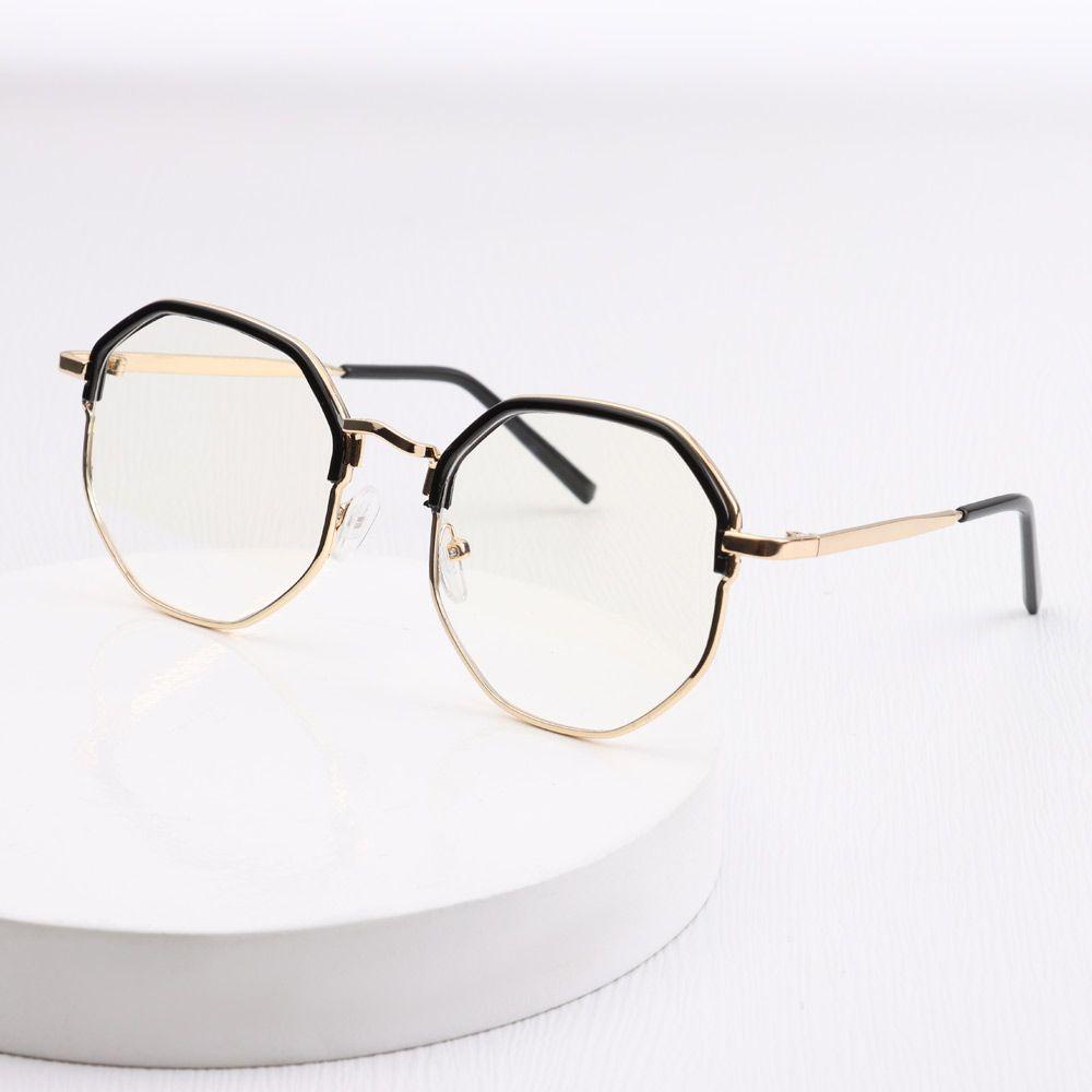 Kacamata Bening Populer Vintage Anti Blue light Lensa Transparan Cermin Optik