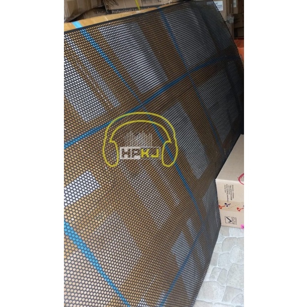 GRILL RAM BOX SPEAKER 120 X 240CM grill hitam grill segi enam 120x240cm