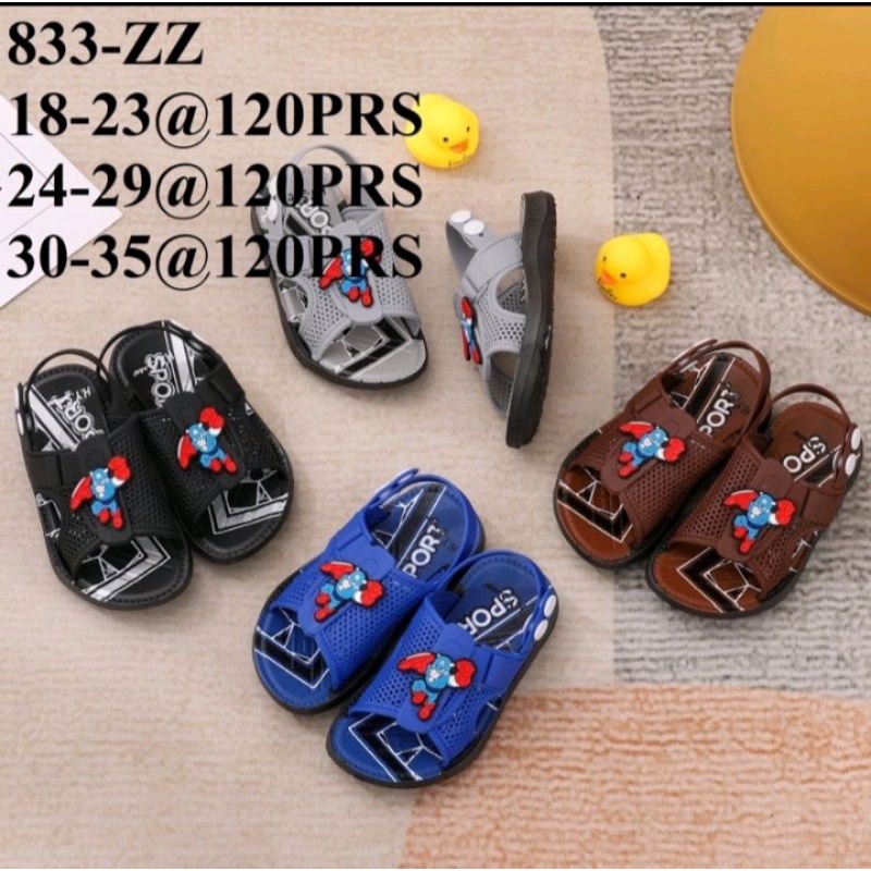 Sandal Anak Laki-laki Spiderman Sport Impor