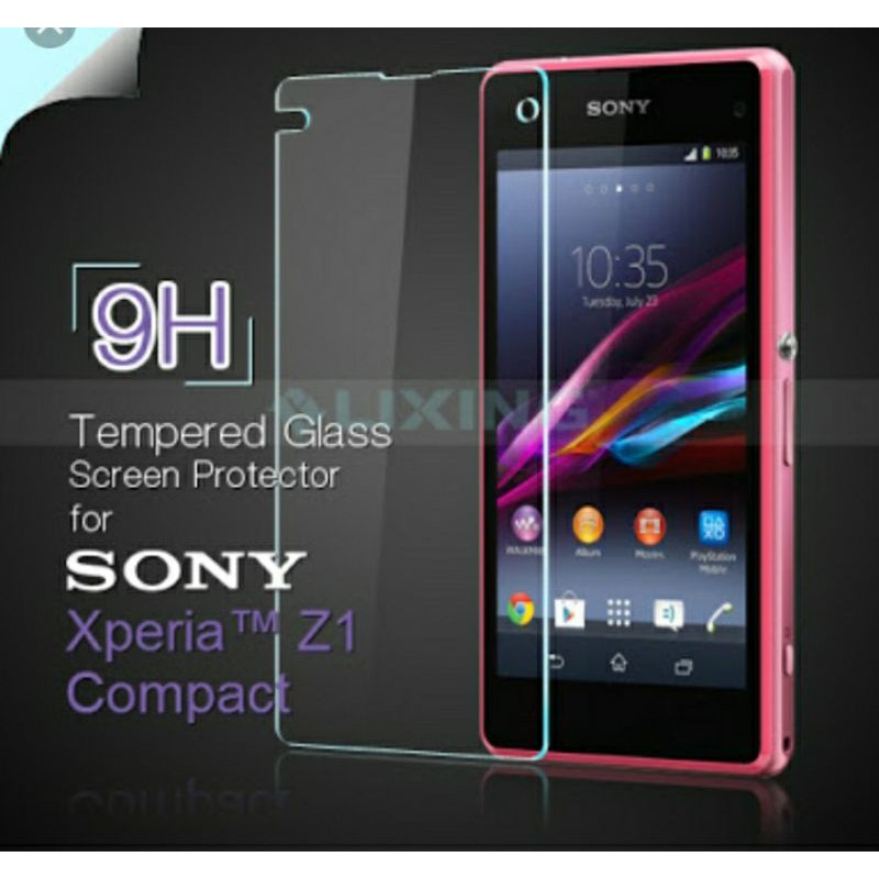 temperd glas bening sony xperia z1 mini z1 compact ori