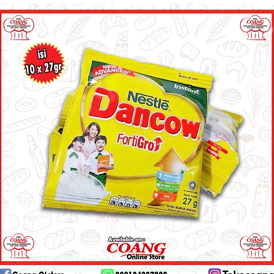 

SUSU BUBUK DANCOW SACHET 10 x 27 GR (1 RENCENG)