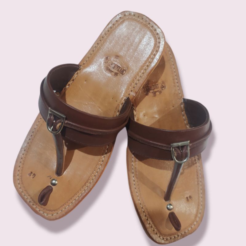 Sandal pria, sandal tarumpah, sandal kulit tasikmalaya