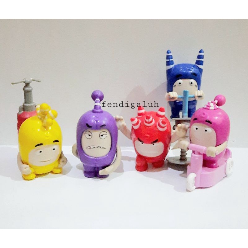Figure Oddbods Original/ Figure/ Pajangan/ Mainan/ Robot