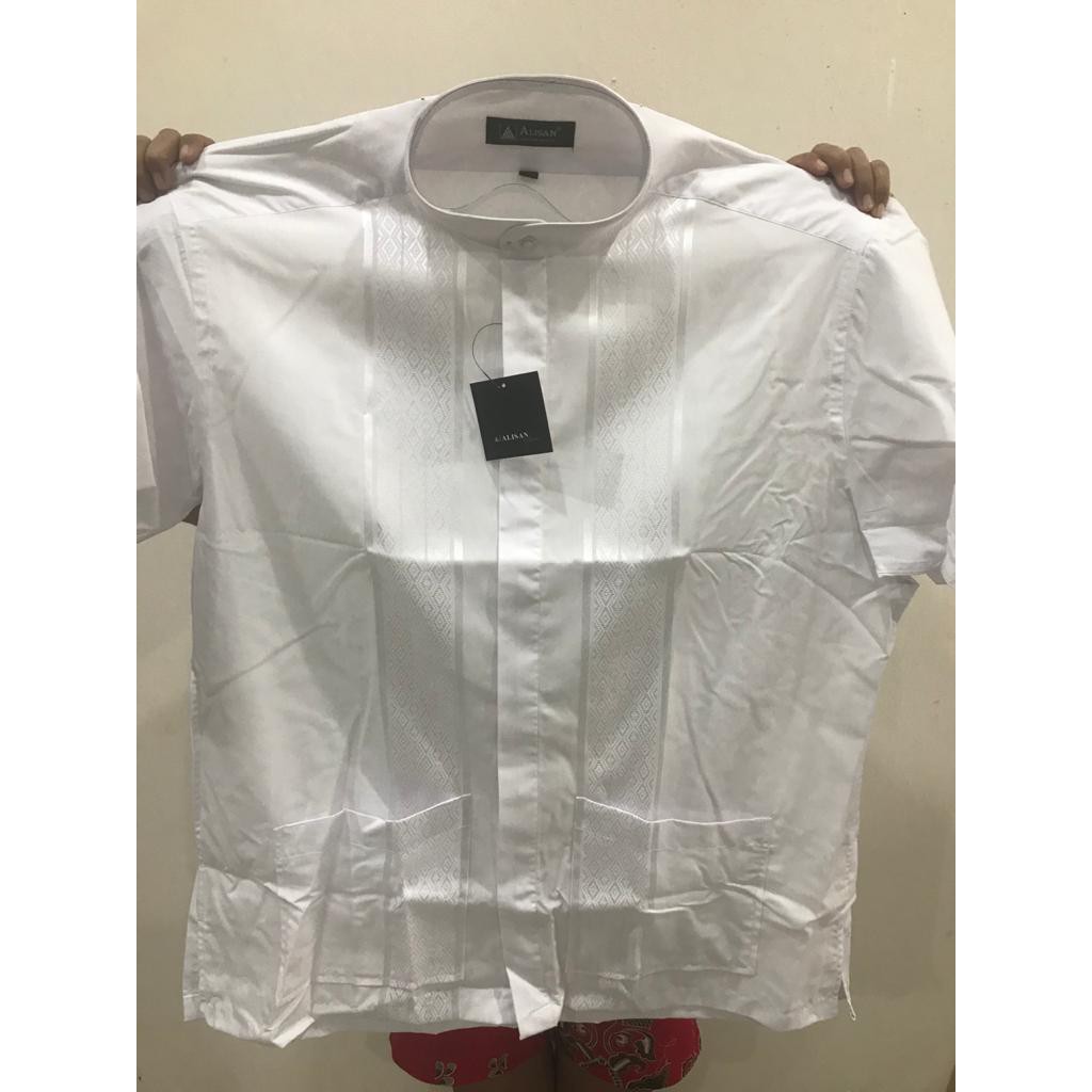Baju Koko Alisan Jumbo Pendek Size 16 5 XXL Sd 17 5 XXXXL Baju Koko Alisan Jumbo Pendek Size 16 5 XXL Sd 17 5 XXXXL