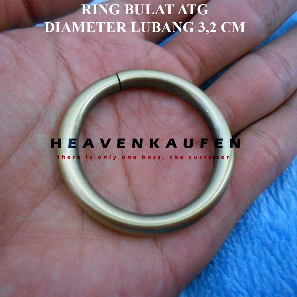 Ring Bulat (Ring O) ATG Bakar Diameter 3,2 cm Tebal 4,5 mm