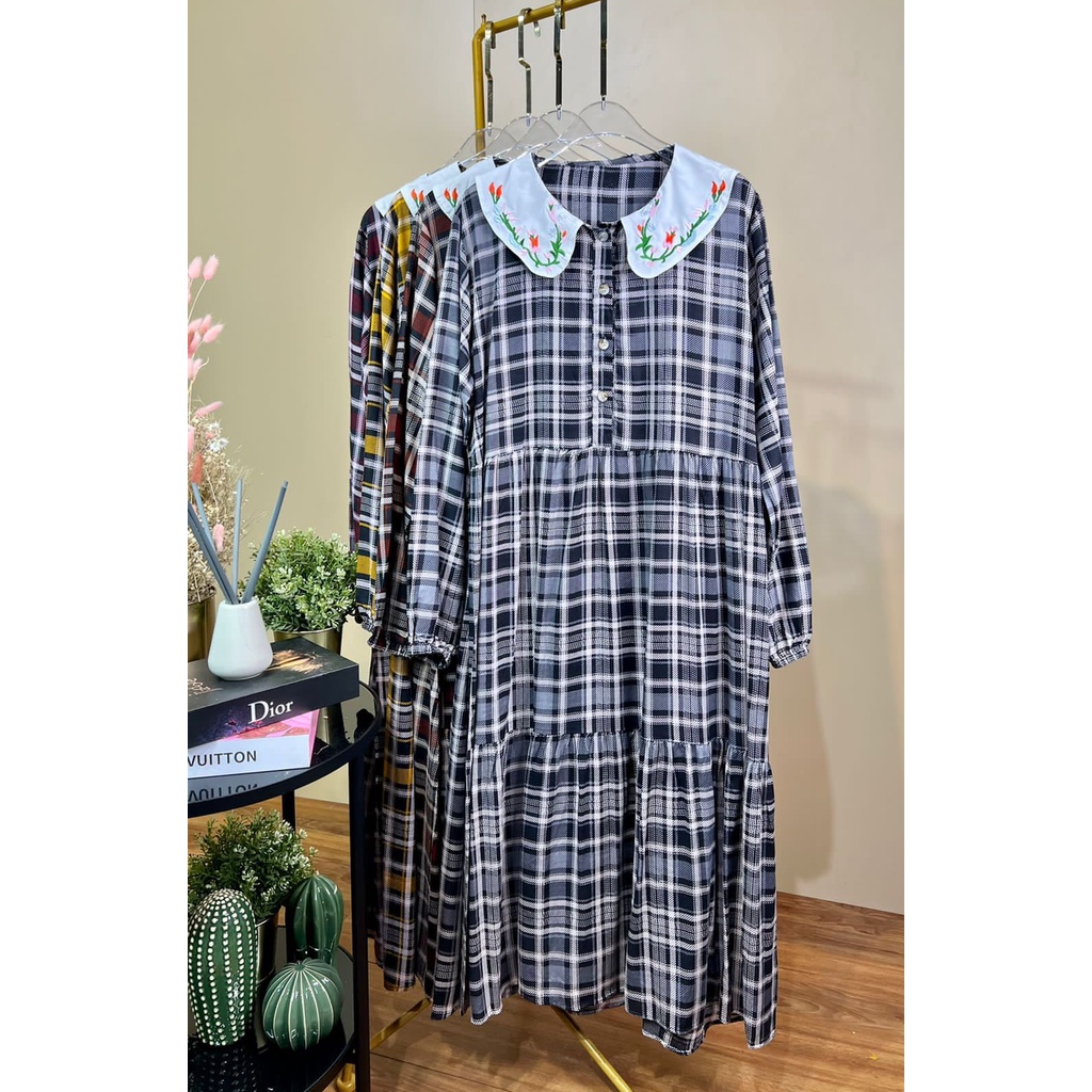 MIDI Dress Flanel Rayon By Dsk