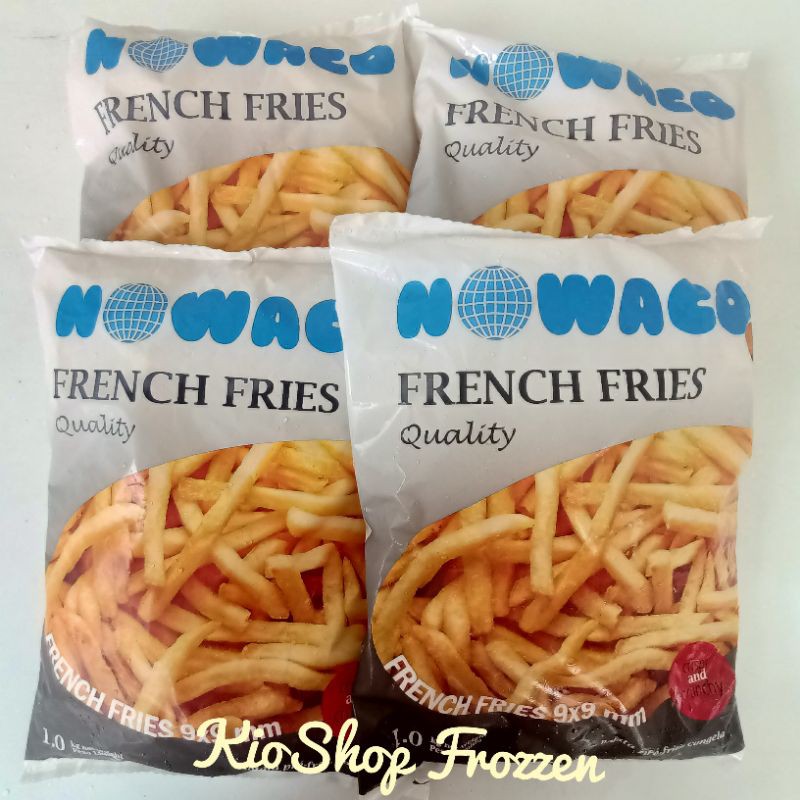 nowaco french fries 1 kg/nowaco kentang goreng/kentang goreng/french fries/makanan siap saji