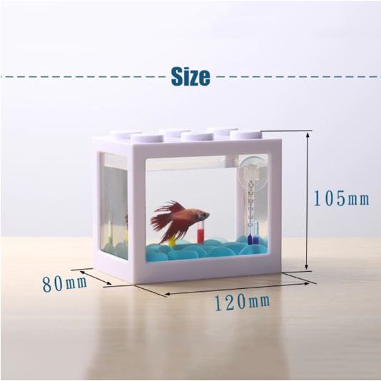 Akuarium Lego Ikan Cupang Akrilik Aquarium Mini Acrylic