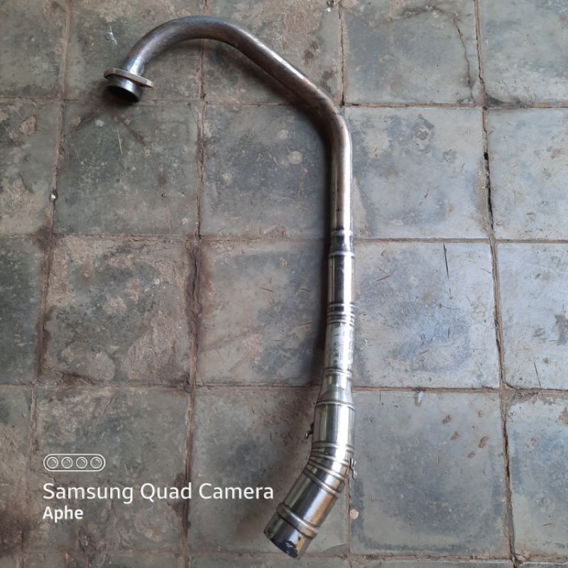 Header pipa leher knalpot original r9 pnp SCORPIO Z