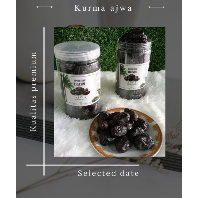 kurma ajwa organik premium