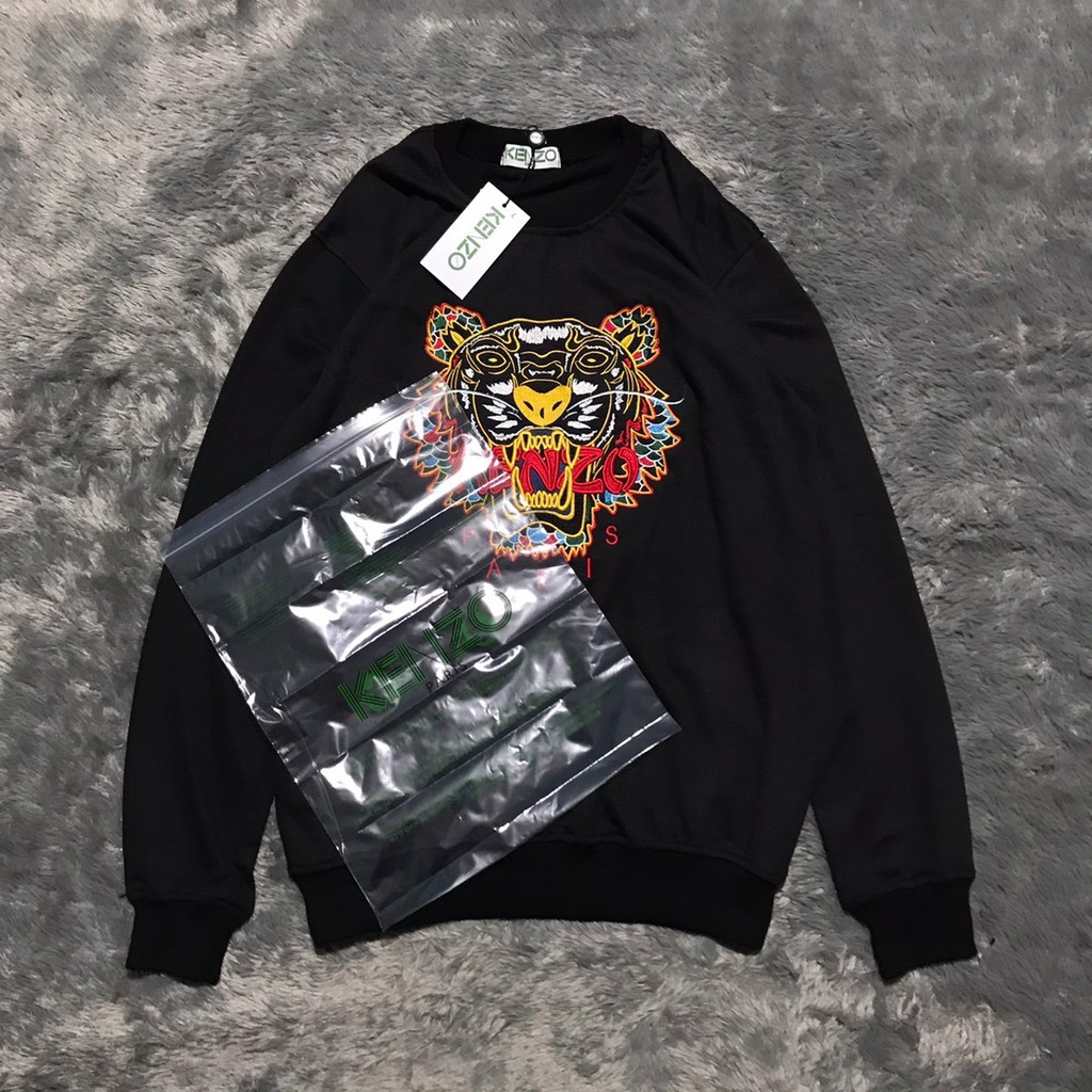 SWEATER CREWNECK KENZO EMBROIDERED GRADIENT GOOD HIGH MIRROR PREMIUM QUALITY TERLARIS