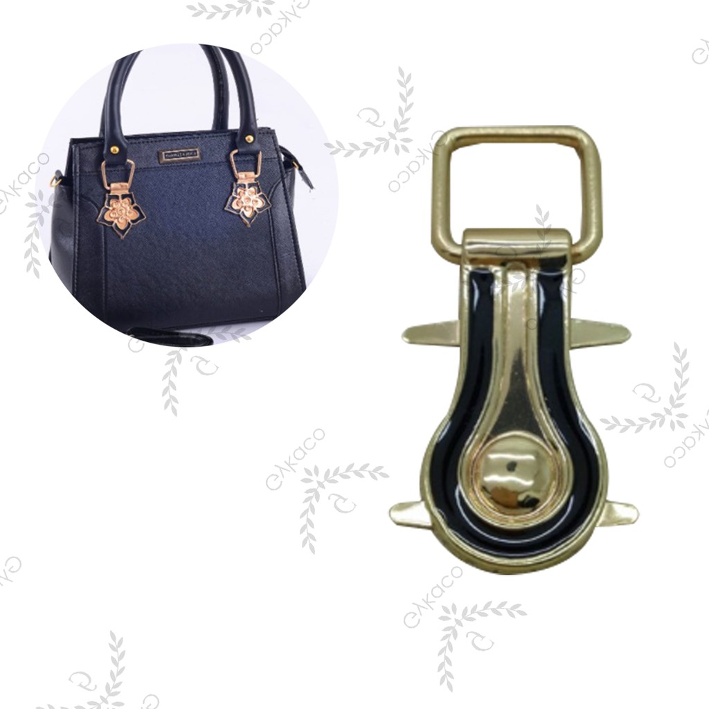 Variasi V133 Plat Gagang Tali Tancap - Aksesoris Tas &amp; Dompet Wanita Fashion (IMPORT)