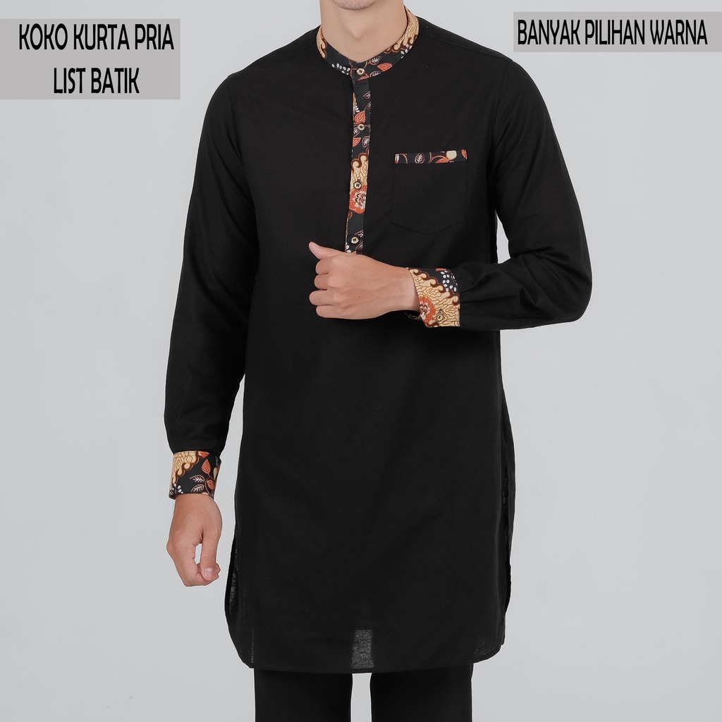 Baju Koko Kurta Pria Pakistan Modern Batik Terbaru / Koko syubbanul muslimin koko azzahir koko baju 