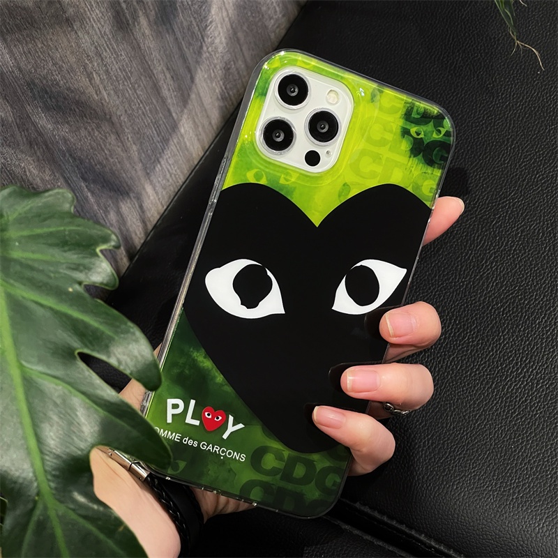 Play Hard Case Tpu Shockproof Anti Jatuh Bentuk Hati Untuk Iphone 11 12 13pro 11PROMAX