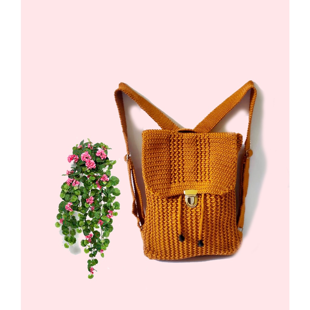 TAS RANSEL RAJUT / RANSEL RAJUT PREMIUM / TAS RAJUT HIGH QUALITY