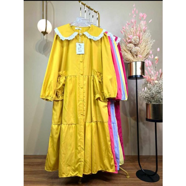 MIDI DRESS IMPORT-MIDI DRESS-DRESS REMAJA