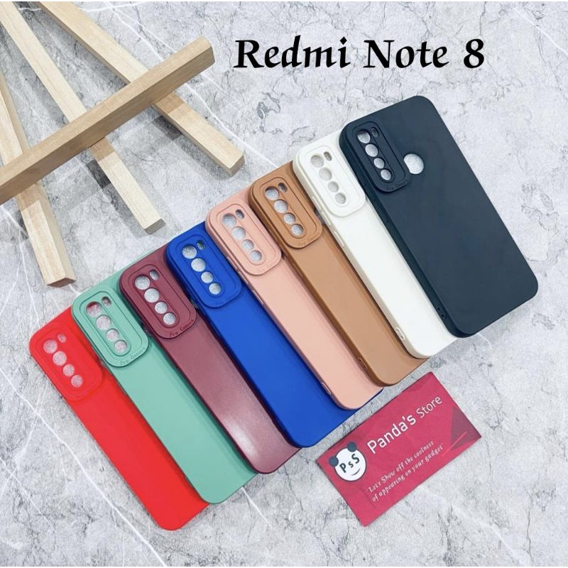 Softcase Pro Camera Redmi Note 8 Candy Case Full Color 3D Silikon TPU